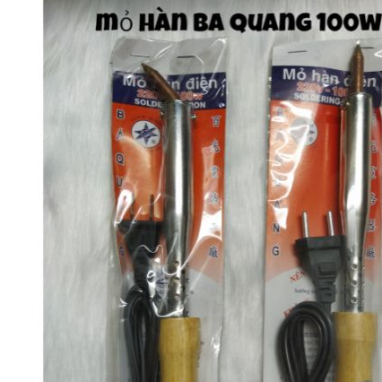 Mỏ hàn cán gỗ Ba Quang cao cấp 100w