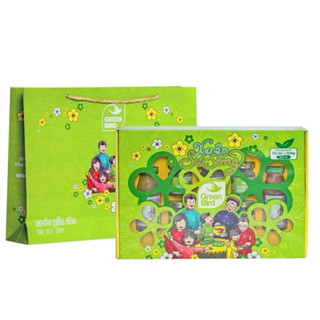 HOẢ TỐC set quà Yến sào green bird kèm túi sách sang trọng - hộp quà Tết yến sào 2025