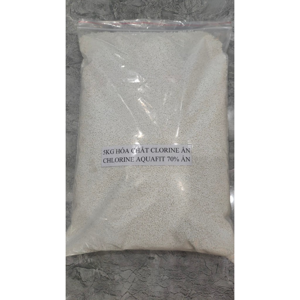 Clorine Ấn Độ - Hóa chất Chlorine Aquafit Ấn Độ - 5kg Hóa chất Clorine Ấn Độ