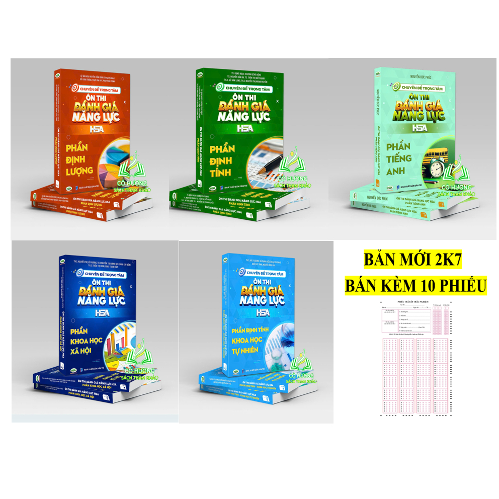 Sách - Hướng dẫn luyện đề ôn thi Đánh giá năng lực HSA