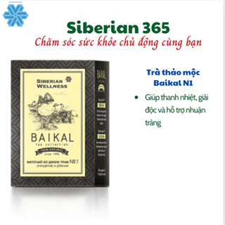 [Trà gan ruột thận N1] Trà thảo mộc Siberian Baikal tea collection Herbal tea N1 - 30 túi - Date T12/2026