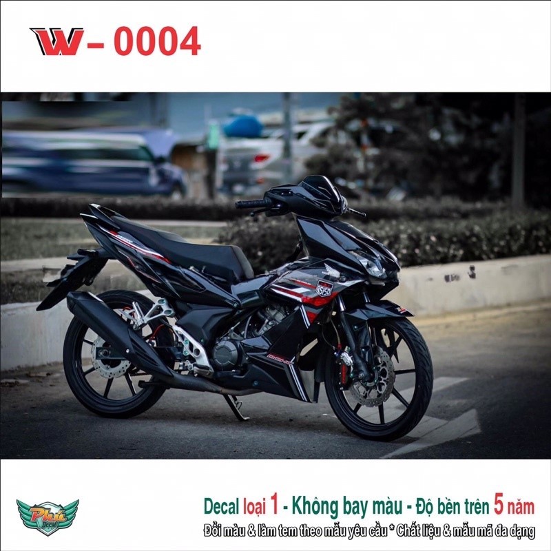 Tem rời Winner X đen đỏ Cover 2022