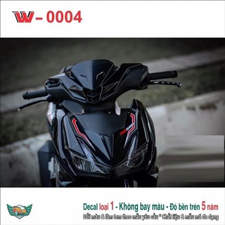 Tem rời Winner X đen đỏ Cover 2022