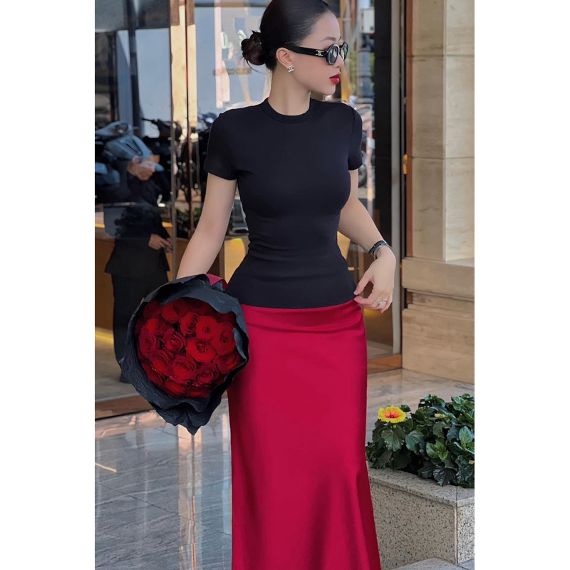 CHÂN VÁY LỤA SATIN 2 LỚP CAO CẤP DÁNG ĐUÔI CÁ NHẸ DÀI 94 CM SIÊU TÔN DÁNG PHONG CÁCH BASIC SANG CHẢNH ĐỦ SIZE NHIỀU MÀU | BigBuy360 - bigbuy360.vn