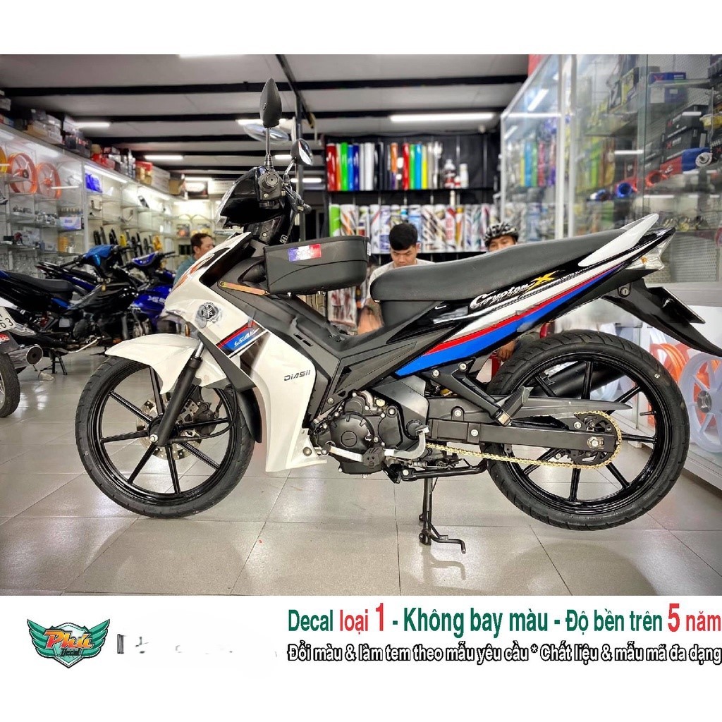 Tem rời Ex 2006-2010 Trắng đen Crypton (F)