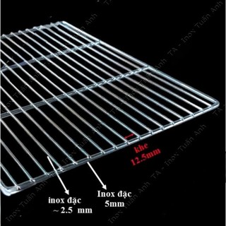 Vỉ nướng inox 304, vỉ nướng inox, vỉ lò nướng Sanaky