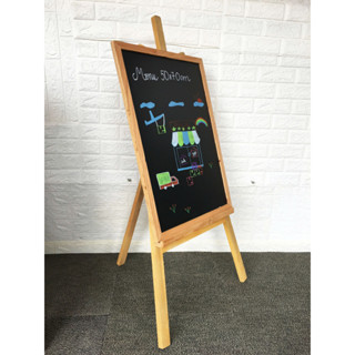 Bảng menu nhà hàng cafe 50x70 cm kèm Giá đỡ bảng Tặng bút dạ quang, hộp phấn