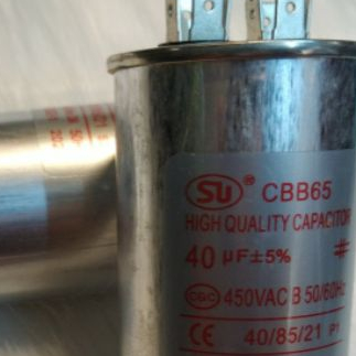Tụ 40uf-450v 2 cực hàng đẹp SU CBB65