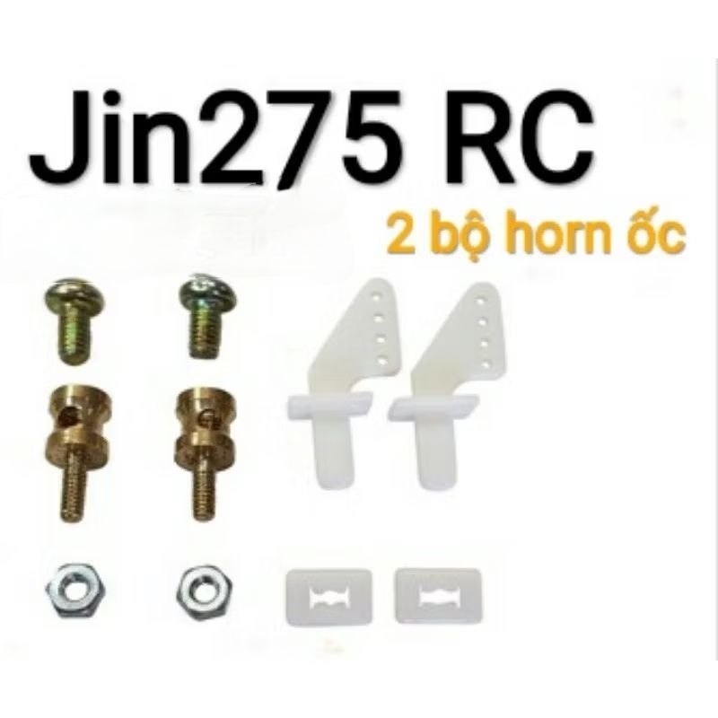 Combo 4 (8 cái)  bộ horn ốc như hình ( horn lái, ốc siết link )