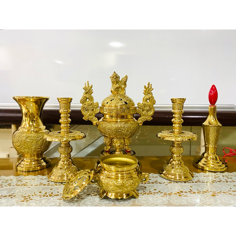 BỘ ĐỈNH LƯ ĐỒNG CAO 28cm