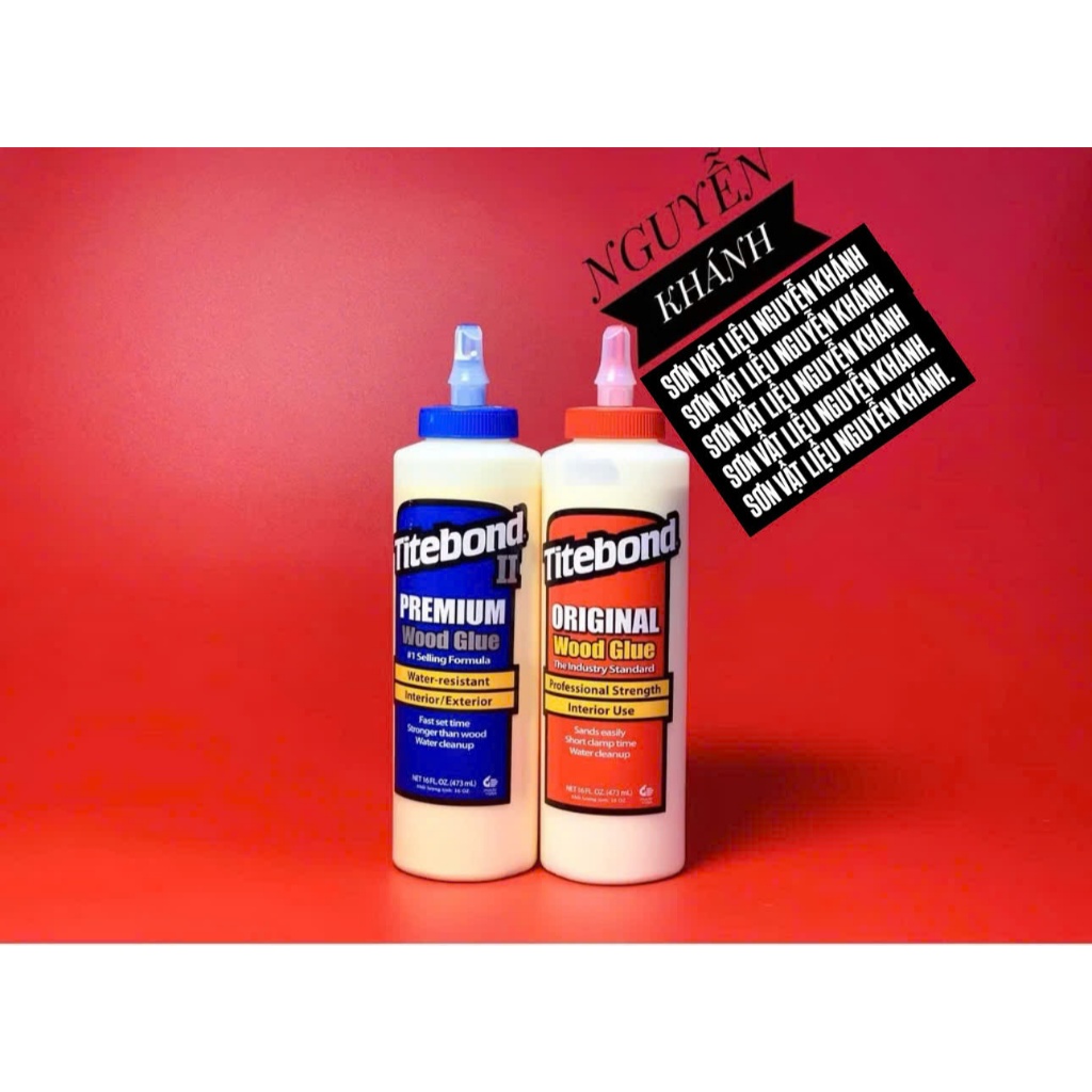 Keo dán gỗ, keo Titebond II Premium Wood Glue 473ml