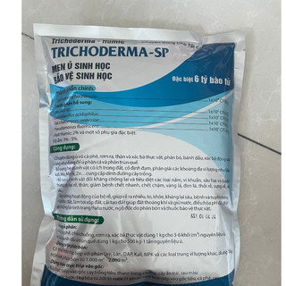 Men vi sinh NẤM trichoderma - Nấm Đối Kháng Trichoderma- Dùng ủ phân và xử lý đất trước khi trồng LOẠI 1KG THÙNG 20 GÓI