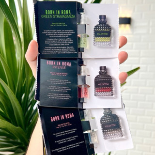   1,2ml  Vial nước hoa nam VALENTINO UOMO Born In Roma Edt - Intense - Green Stravaganza 