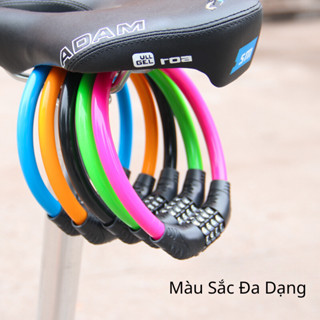 Khóa Dây Chống Trộm Mật Khẩu 4 Số Treo Yên Xe Đạp Thể Thao Tránh Mất Chìa Khóa Tránh Mất - BK17