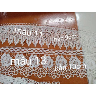 Dây ren trang trí váy áo .( giá bán theo m)