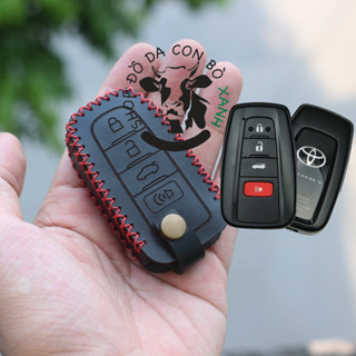 Bao da chìa khoá Toyota  Altis 2022 2025, Camry 2019 2024 handmade da thật 010