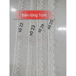 Dây ren trang trí váy áo .( giá bán theo m)