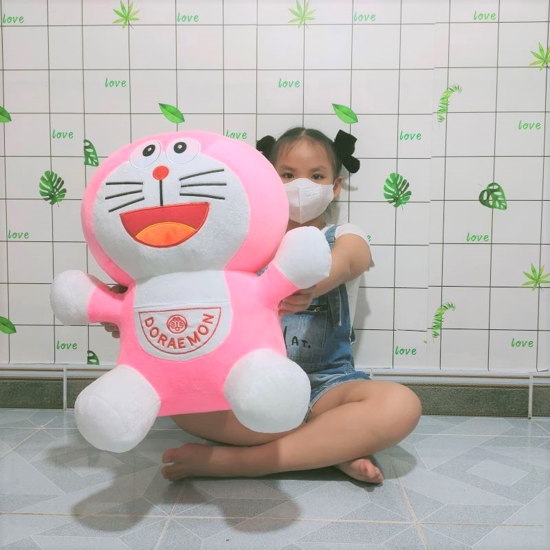ĐỒ CHƠI DOREMON HỒNG NHỒI BÔNG (50cm)