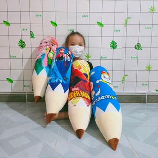 GỐI ÔM CÔNG CHÚA ELSA HỒNG (60cm) [KÈM QUÀ TẶNG]