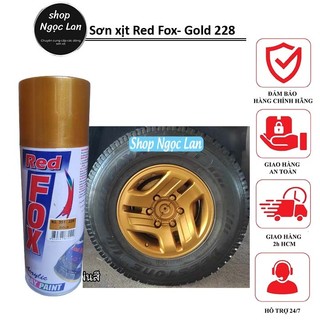 Hỏa tốc- sơn xịt, sơn lót, sơn bóng, sơn đen, sơn trắng, sơn bạc Red FOX - Thái Lan