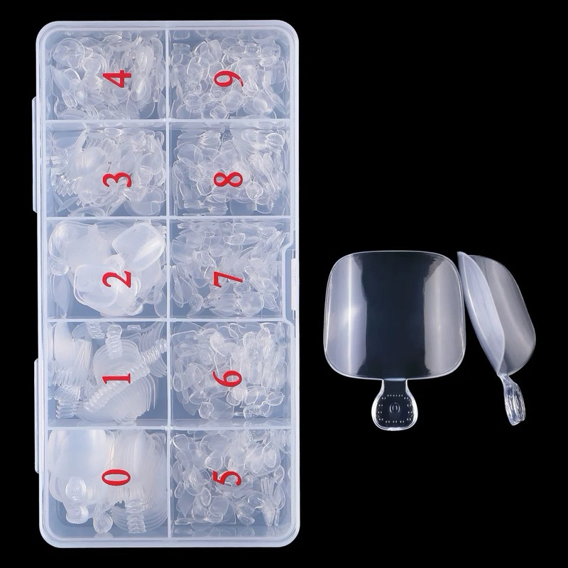 Móng úp chân ngắn - hộp 500 móng đủ số
