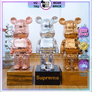 Mô Hình Tượng Gấu Bearbrick Bling Decor Trang Trí Nhà Cửa Showroom - Size 80 cm