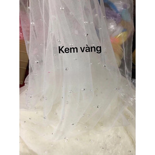 Voan lưới đính hạt (giá 70k/1m)