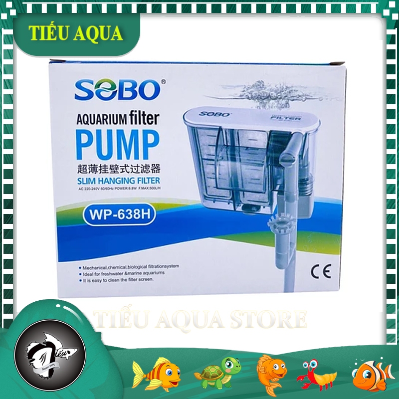 Lọc Thác Treo Thành Hồ Cá SOBO WP-638H