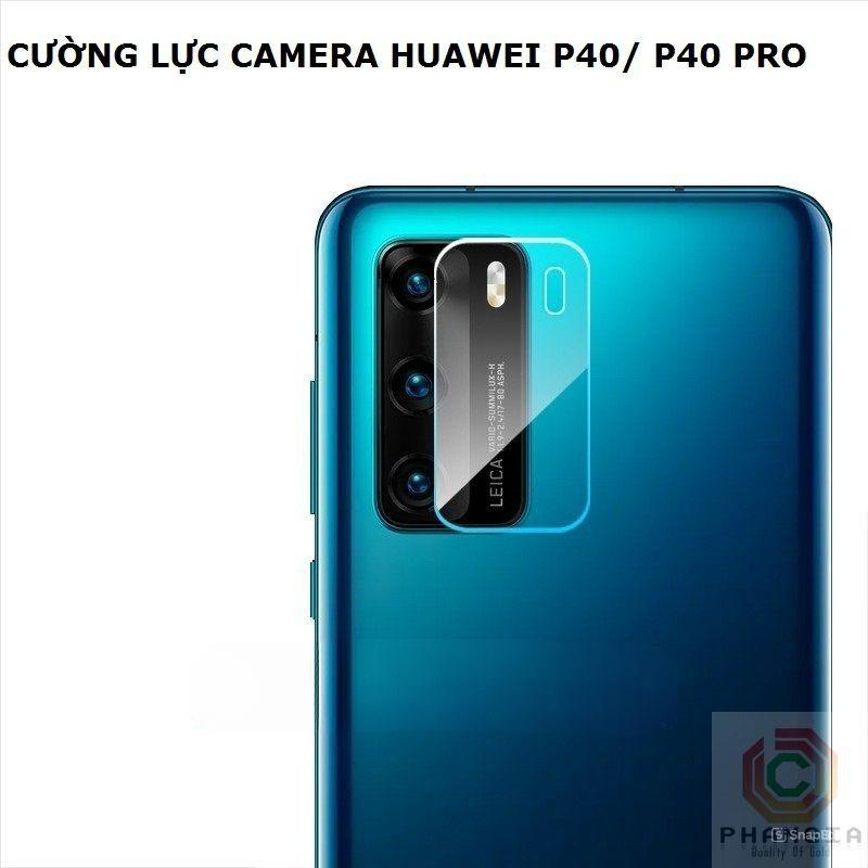 (Mua 1 tặng 1) Dán cường lực camera dành cho Huawei P40/ P40 Pro siêu bền, siêu mỏng