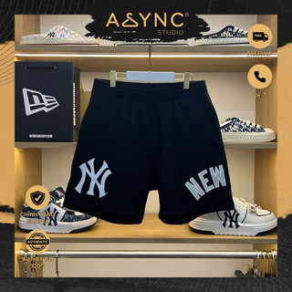 (Auth) Quần Short New Era x MLB NY Logo New York Màu Đen Chính Hãng | Code 60482945 - Async Studio