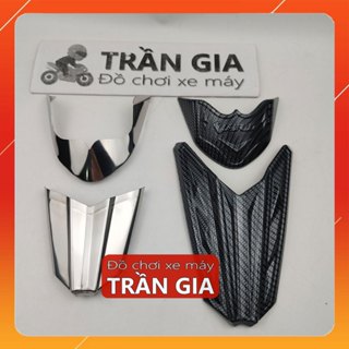  Bộ ốp mỏ dè trước sau xe Vario 125 150 năm 2018-2019-2020-2021-2022-2023-2024 chỉ mũi đuôi dè inox carbon chắn bùn 