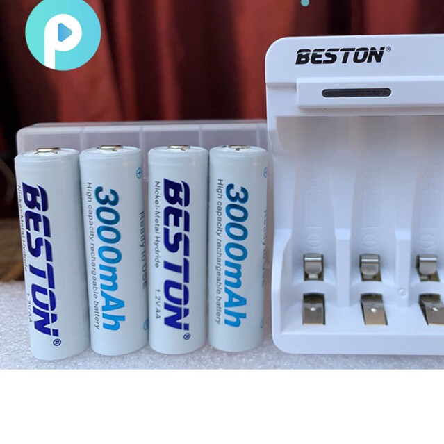 Pin sạc BESTON 1.2V AA AAA, Sạc pin chính hãng BESTON Giá Sập Sàn | Phố Nhạc