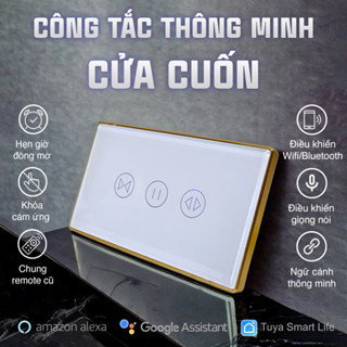 [Full Chức Năng] Công Tắc Cửa Cuốn Thông Minh Tuya Smart Life (Mẫu Mới 2023 hỗ trợ Bluetooth)