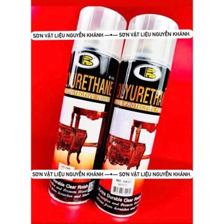 Sơn xịt bóng gỗ PU Polyurethane Bosny