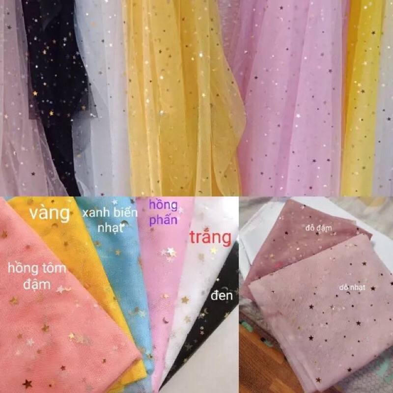 Voan lưới sao óng ánh