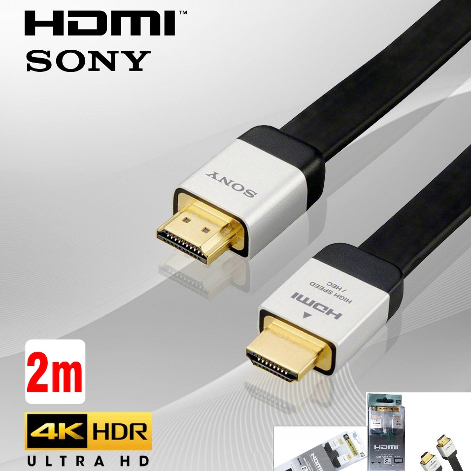 Dây HDMI SONY 2M chất lượng 4K (đầu mạ vàng cao cấp)