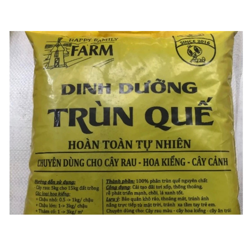 Phân Trùn Quế Cao cấp 2kg