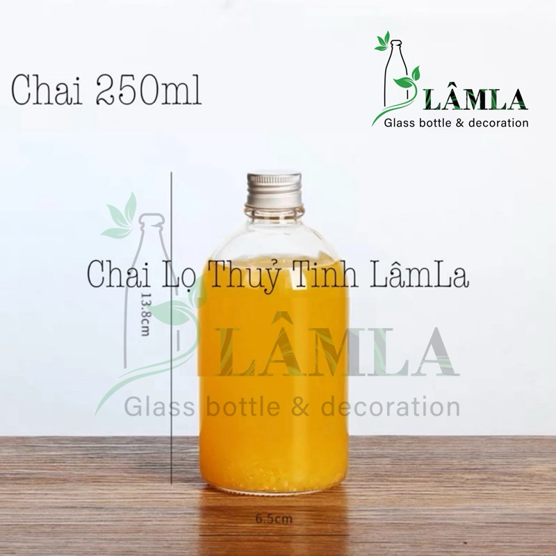 Bình Thuỷ Tinh-Chai Thuỷ Tinh Đựng Cafe Nước Ép-Mật Ong