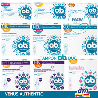Băng vệ sinh dạng ống Tampon OB ProComfort, Extra Protect đủ size - Hàng nội địa Đức