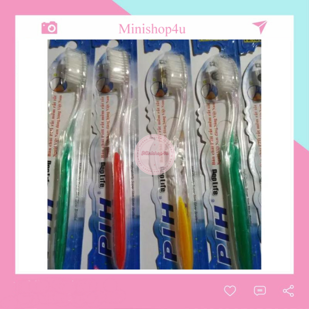 Sỉ 10 vỉ  bàn chải đánh răng người lớn ( vỉ 12 cây )