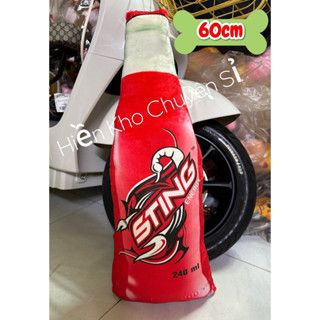 [Kèm Quà] GỐI ÔM 3D Hình Chai STING DÂU 90cm-1M5 Cute - NHỒI GÒN 100% - An Toàn Cho Bé