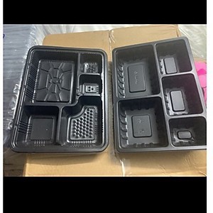 100 Hộp cơm 5 ngăn đế đen