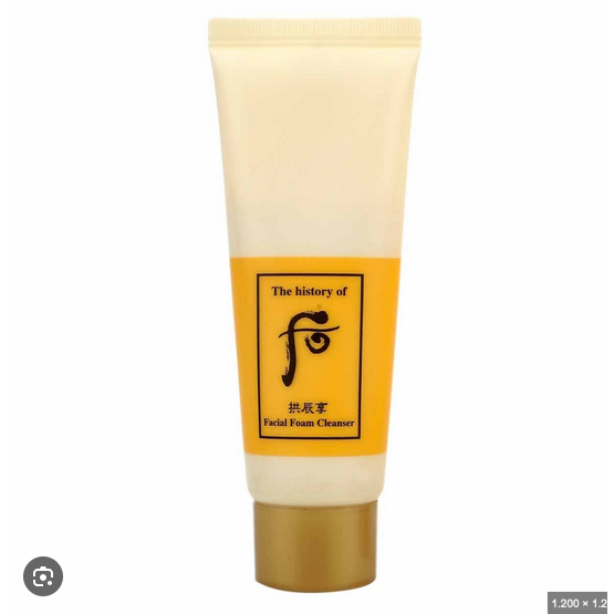 Sữa rửa mặt whoo vàng 40ml (hàng công ty)