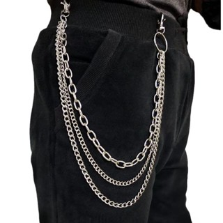  Vòng dây xích đeo thắc lưng quần váy nam nữ 3 lớp đơn giản thời trang 