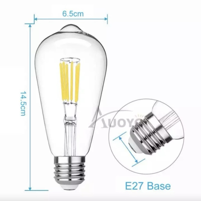 Bóng đèn EDISON vintage ST64