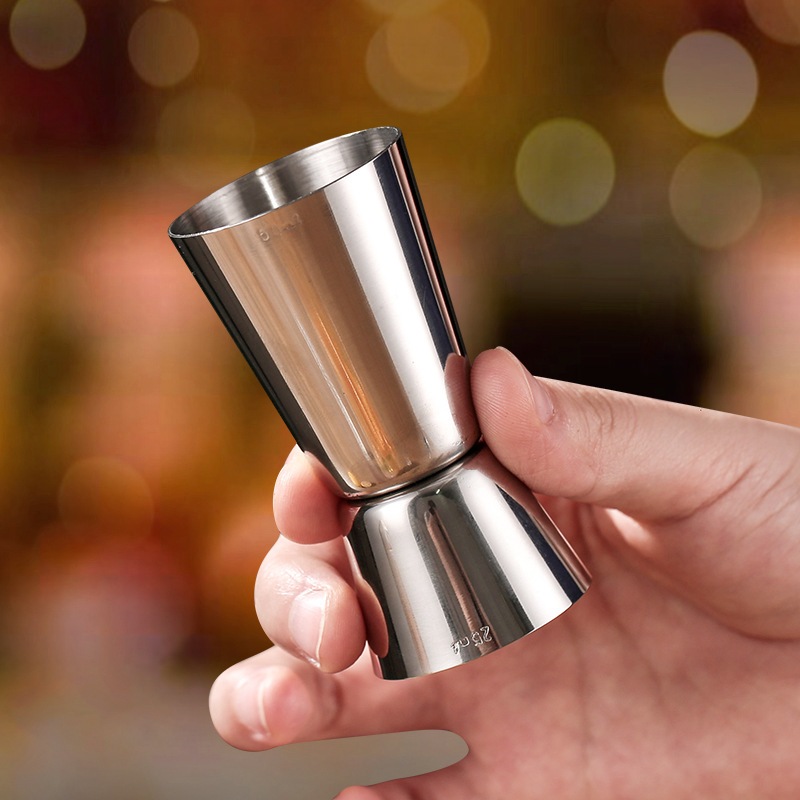 Ly đong 2 đầu pha chế bartender, dung tích 25/50ml