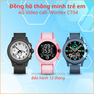  Đồng Hồ Thông Minh Trẻ Em Nam Nữ Chống Nước Định Vị Giá Rẻ Lắp SIM Nghe Gọi Wonlex CT04 