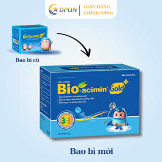 Cốm Vi Sinh Bio Acimin Gold hỗ trợ trẻ ăn ngon tự nhiên bổ sung vi chất và các amin hộp 30 gói