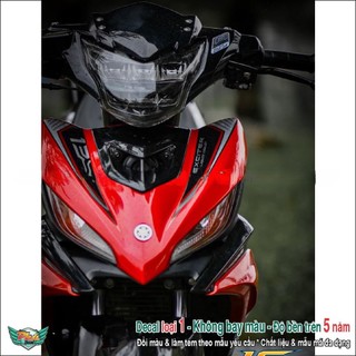 Tem rời Exciter 135 đỏ đen (2)
