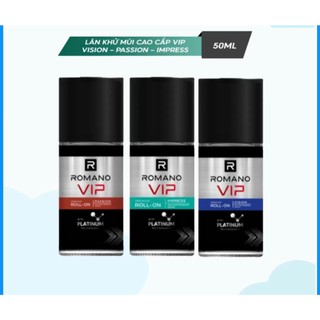 Lăn khử mùi cao cấp Romano Vip 50ml